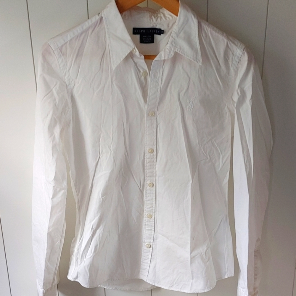 Ralph Lauren White Button-down Shirt